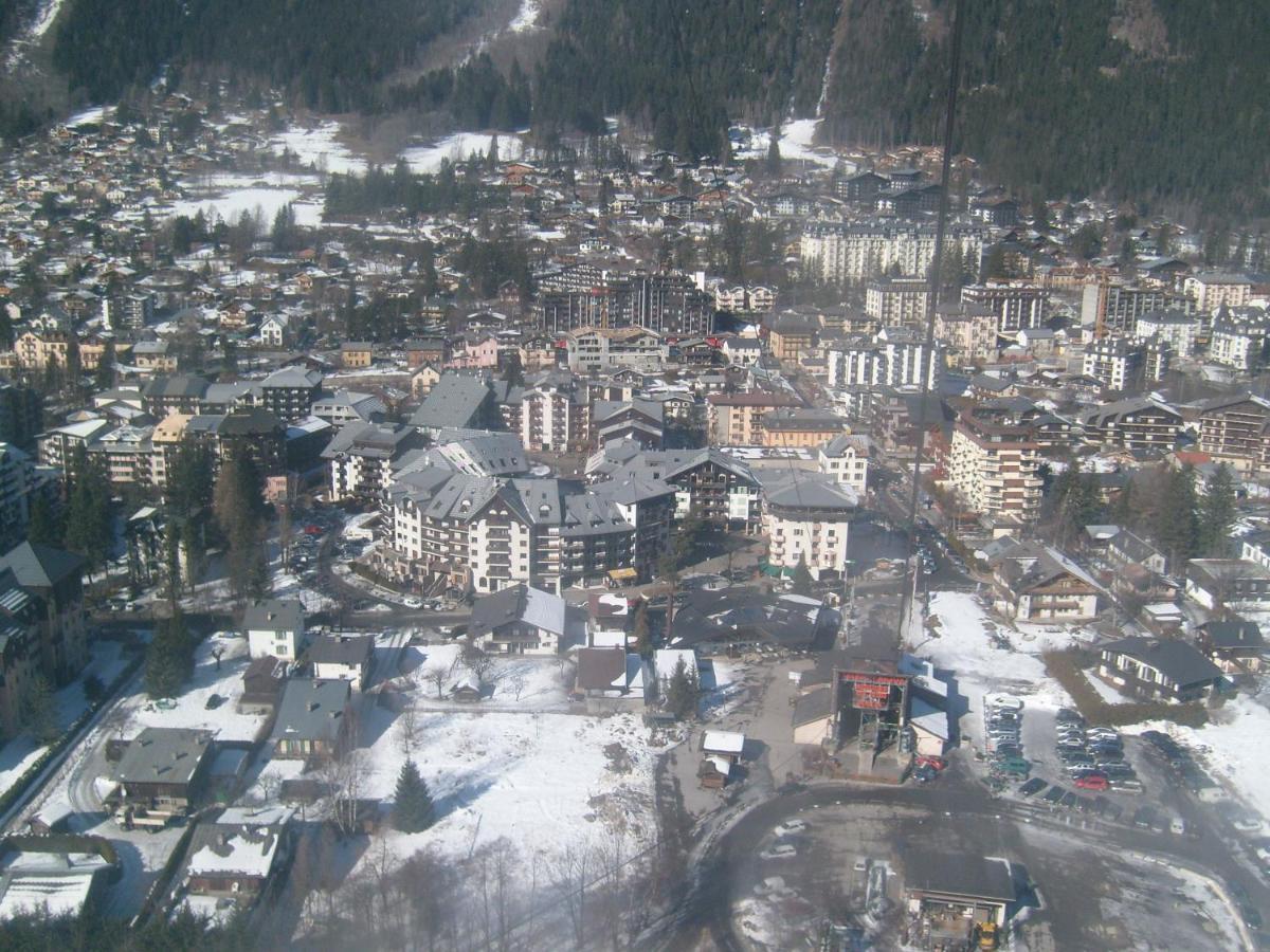 Appartement T2 Chamonix Centre Balcon Vue Mont Blanc Eksteriør bilde